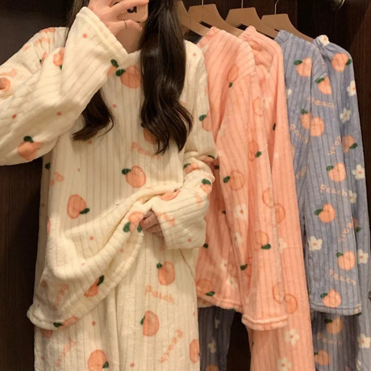 Lunara Winter™ Fleece Warm Pajama Set