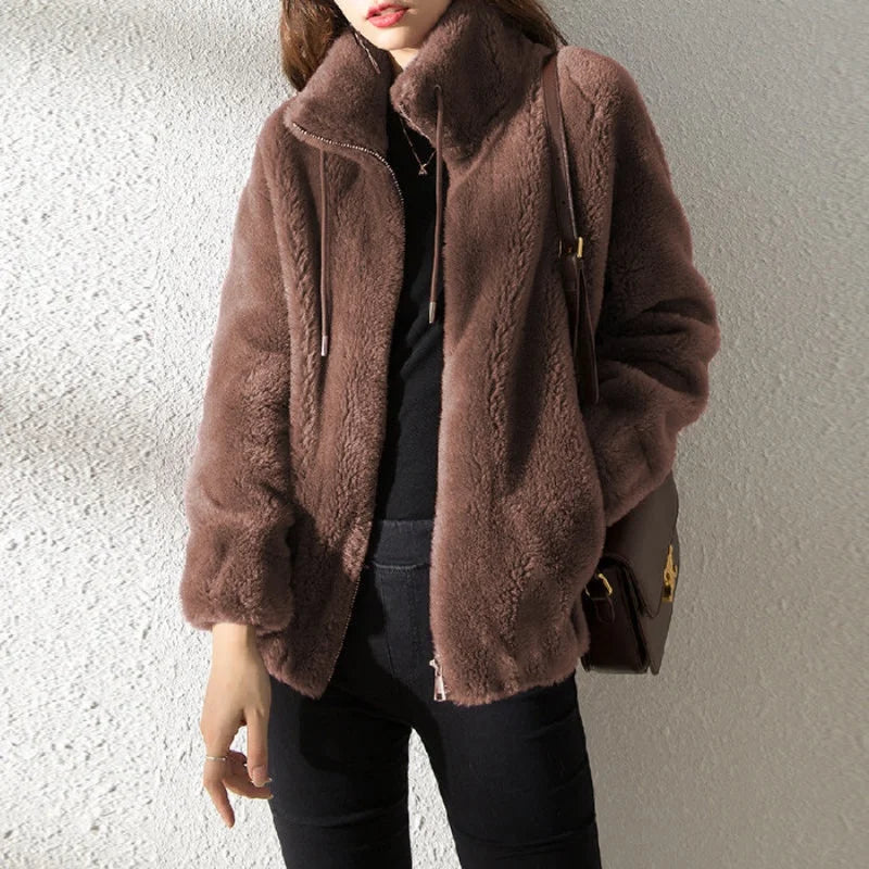 Lunara Winter™ Plush Thick Warm Zipper Coat