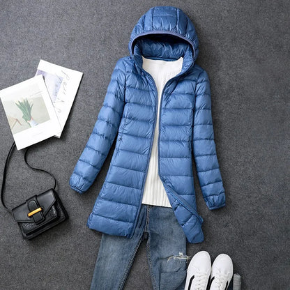 Doudoune longue à capuche Lunara Winter™