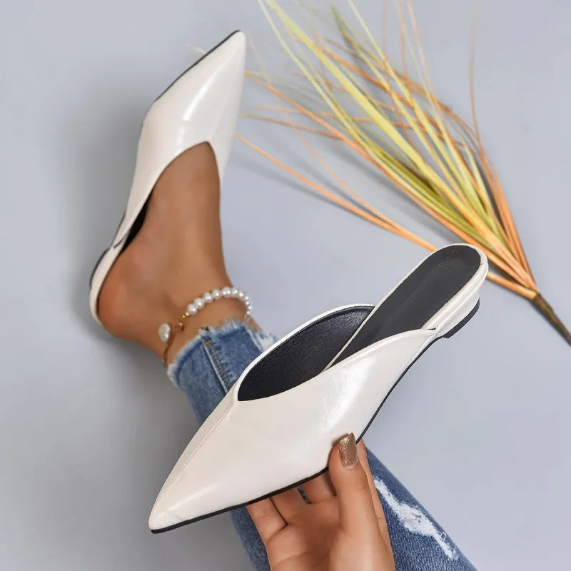 Solenne Shoes™ Mules à bout pointu pour femmes