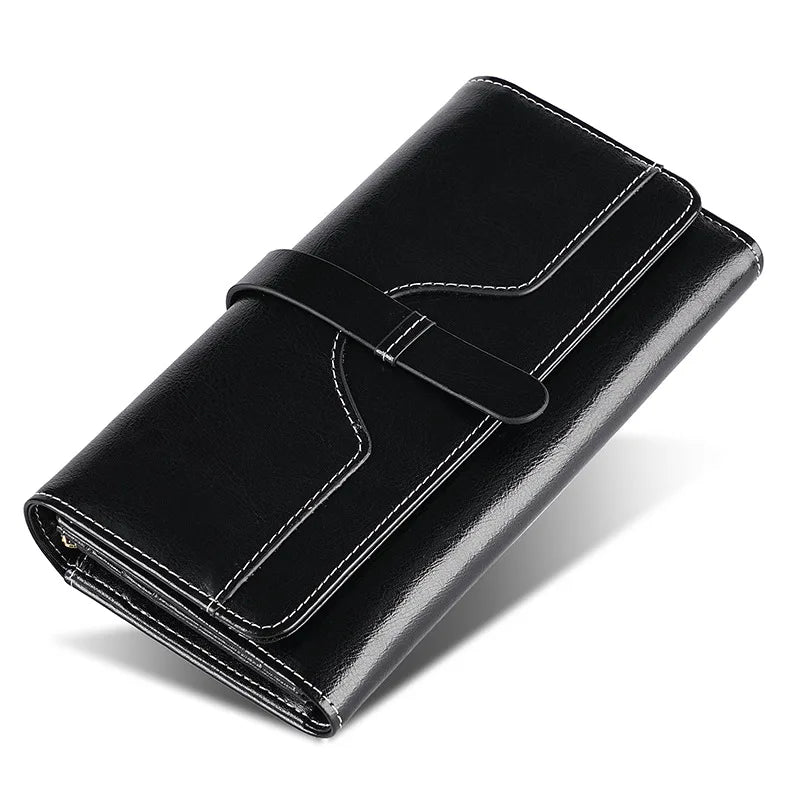 ÉlanBag™ Leather Long Clutch Bag