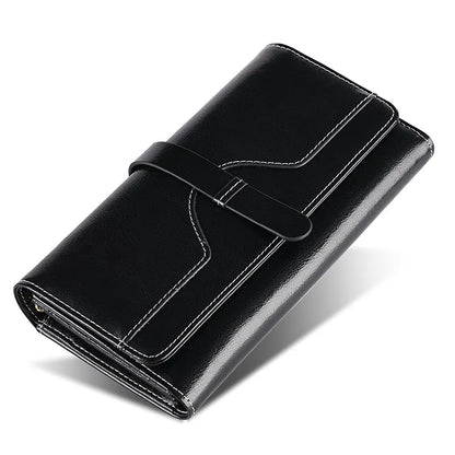 ÉlanBag™ Leather Long Clutch Bag