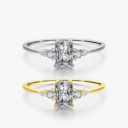 Elara Jewelry™ Regalia Emerald Cut Ring