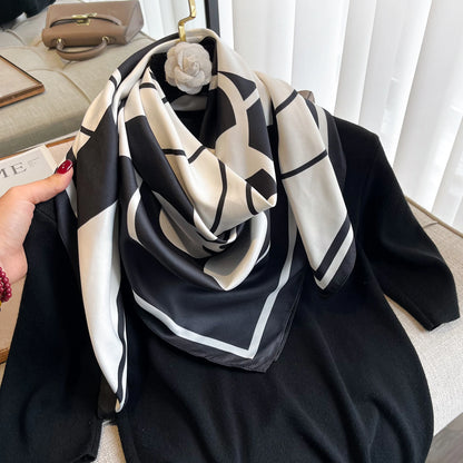 ผ้าพันคอซาตินสี่เหลี่ยมผู้หญิง SatinÉclat™