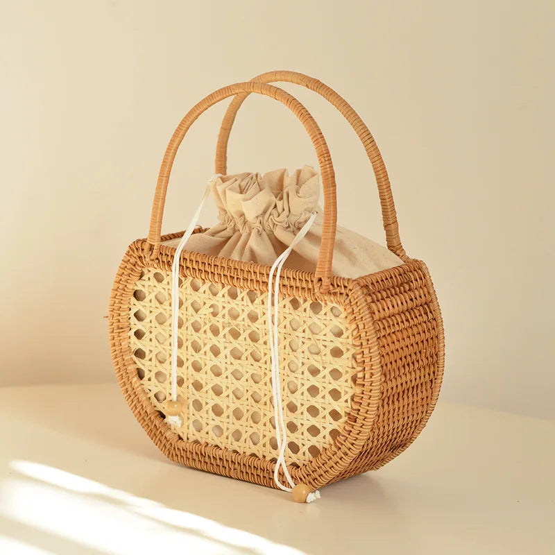 SeaLure™ Riviera Luxe gewebte Handtasche