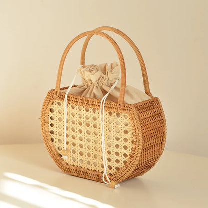 SeaLure™ Riviera Luxe gewebte Handtasche