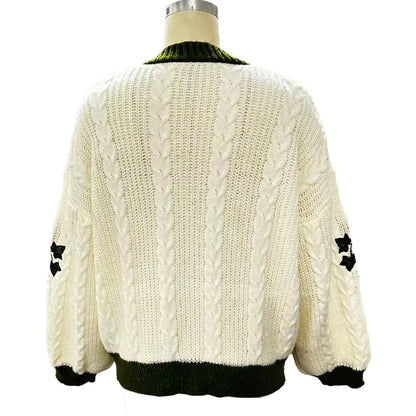 Lunara Winter™ Embroidered Button Cardigan