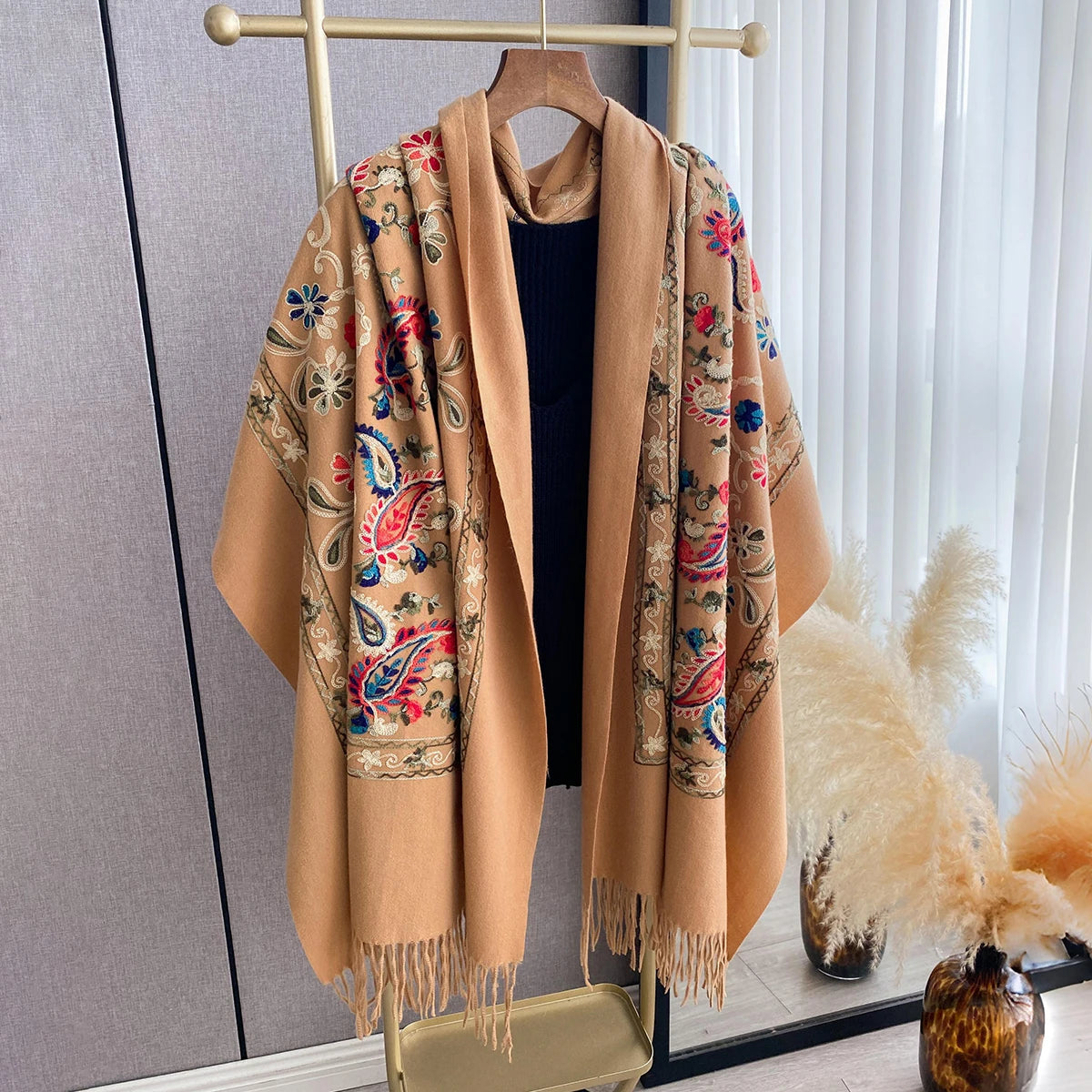 Lunara Winter™ Warm Neckerchief Poncho