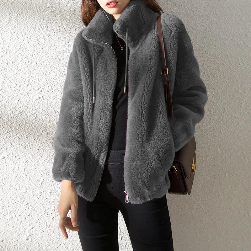 Lunara Winter™ Plush Thick Warm Zipper Coat