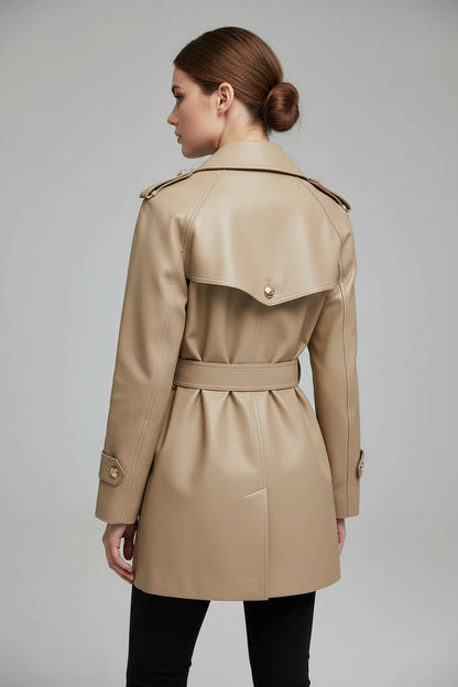 Trench-coat d'automne en satin Lunara Winter™