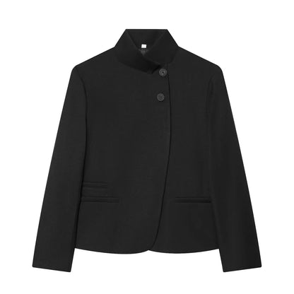 Lunara Winter™ Cropped Structured Blazer Jacket