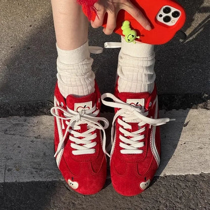 Solenne Shoes™ Suede Sneakers for Women