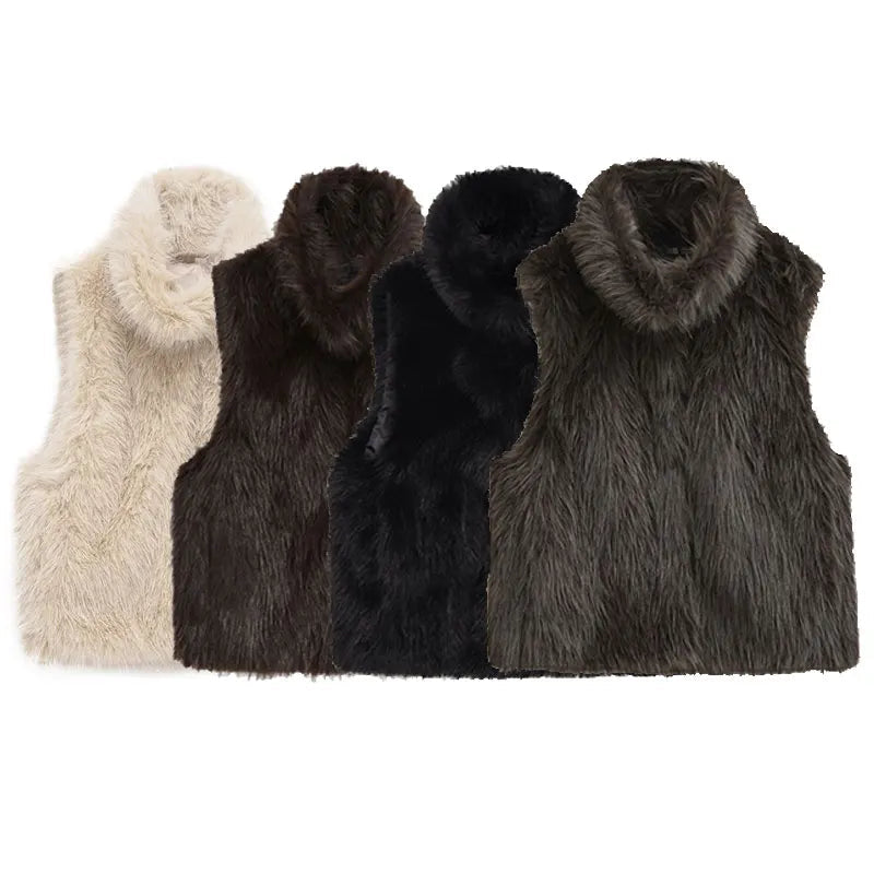 Lunara Winter™ Kunstpelzweste für Damen