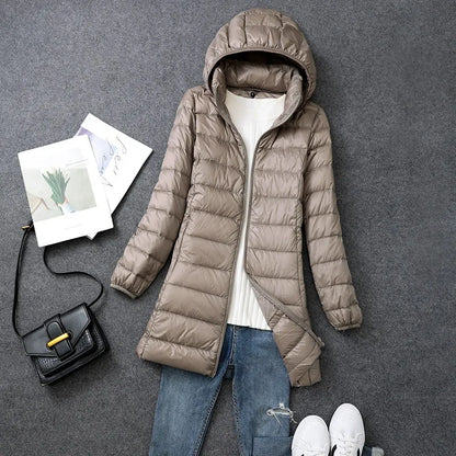 Doudoune longue à capuche Lunara Winter™