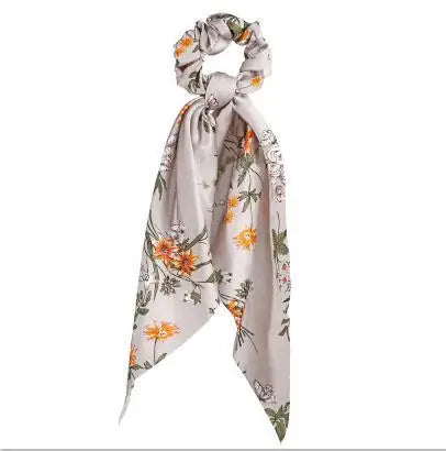 SatinÉclat™ Bow Satin Long Scrunchies