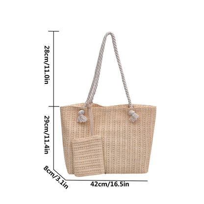 Bolso tote tejido Costa de Marfil SeaLure™
