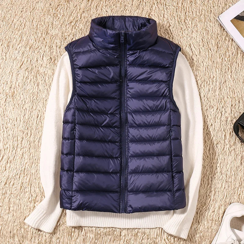 Lunara Winter™ Steppweste mit Stehkragen