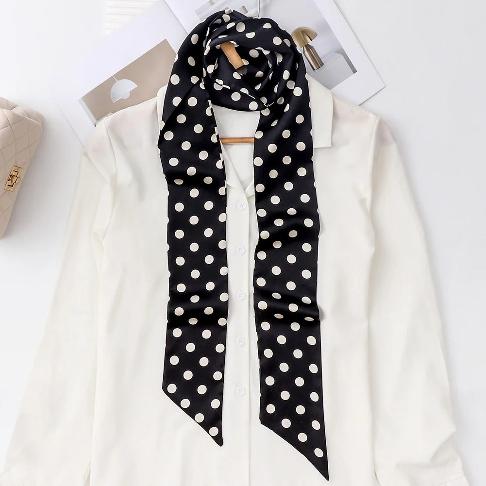 SatinÉclat™ Silk Thin Neck Scarf