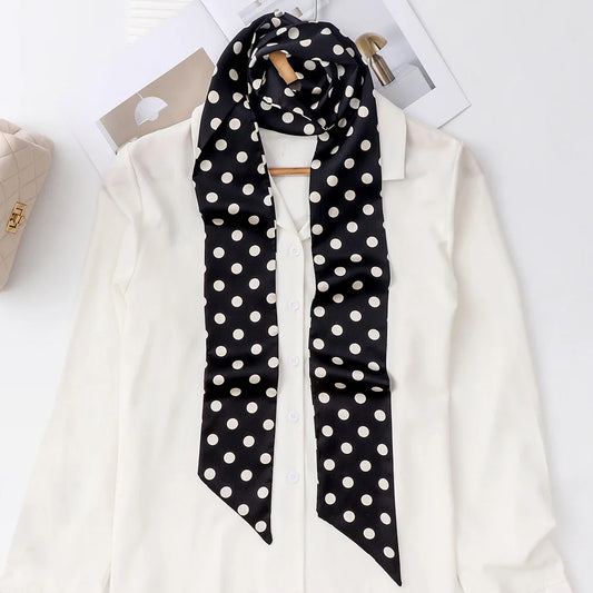 SatinÉclat™ Silk Thin Neck Scarf