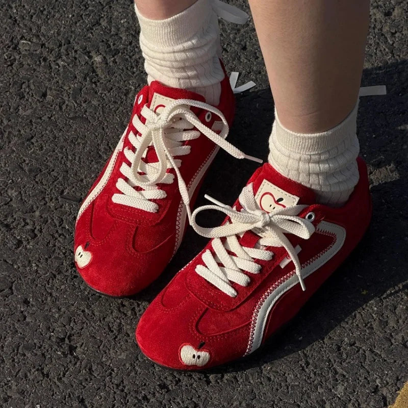 Solenne Shoes™ Suede Sneakers for Women