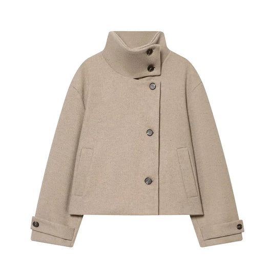 Lunara Winter™ High Collar Plush Jacket for Women