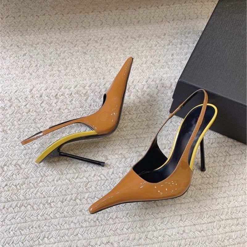 Solenne Shoes™ Damen-High-Heels mit spitzer Zehenpartie