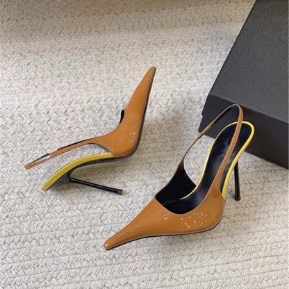 Solenne Shoes™ Damen-High-Heels mit spitzer Zehenpartie