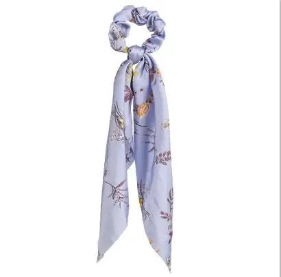 SatinÉclat™ Bow Satin Long Scrunchies