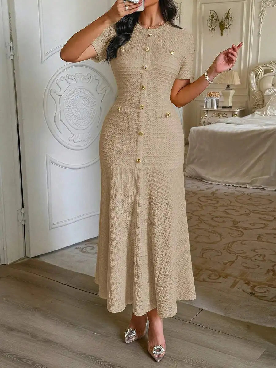 Amoura Dresses™ Textured Knit Midi Dress