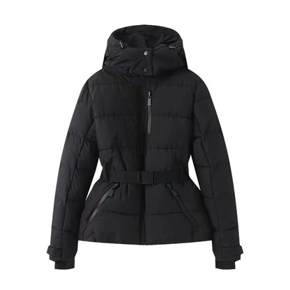 Chaqueta acolchada con capucha y cinturón Lunara Winter™