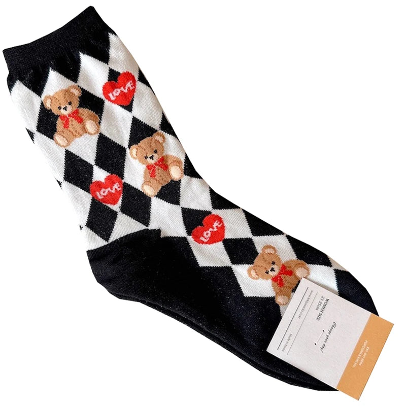 Lunara Winter™ Elegant Bear Women’s Socks