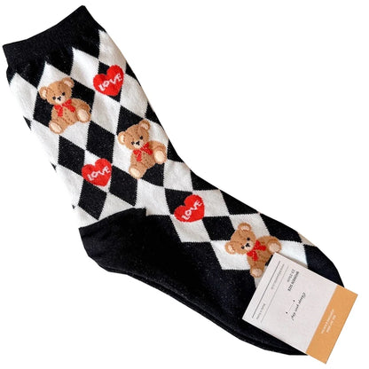 Lunara Winter™ Elegant Bear Women’s Socks