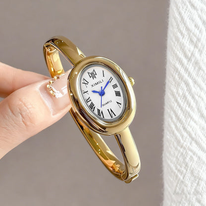 Velya Watches™ Oval Face Bangle Bracelet Watch