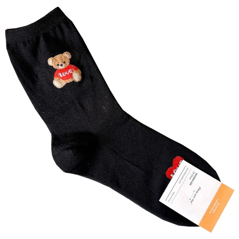 Lunara Winter™ Elegant Bear Women’s Socks