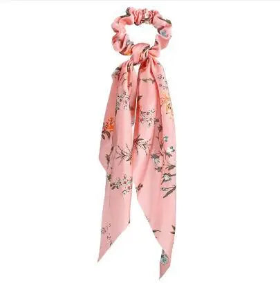 SatinÉclat™ Bow Satin Long Scrunchies