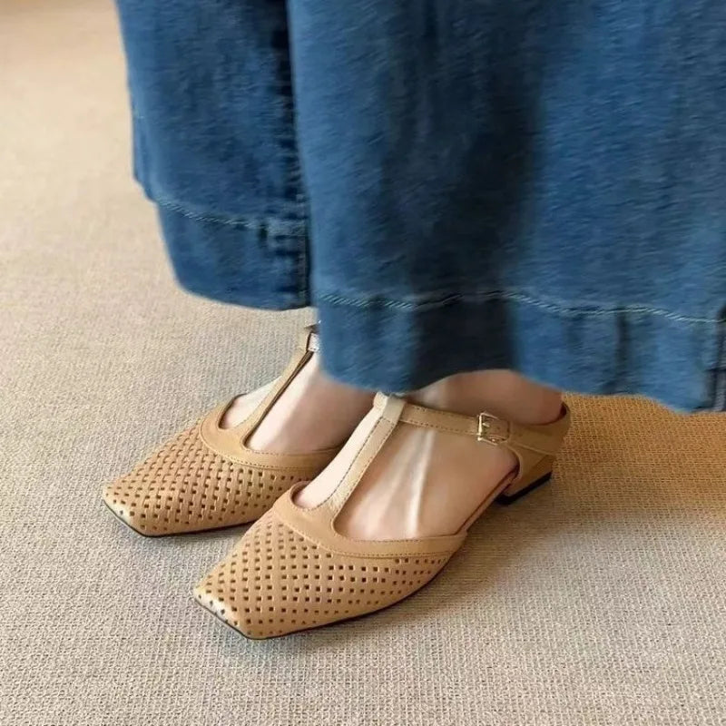 Solenne Shoes™ Women Mid Heel Mule