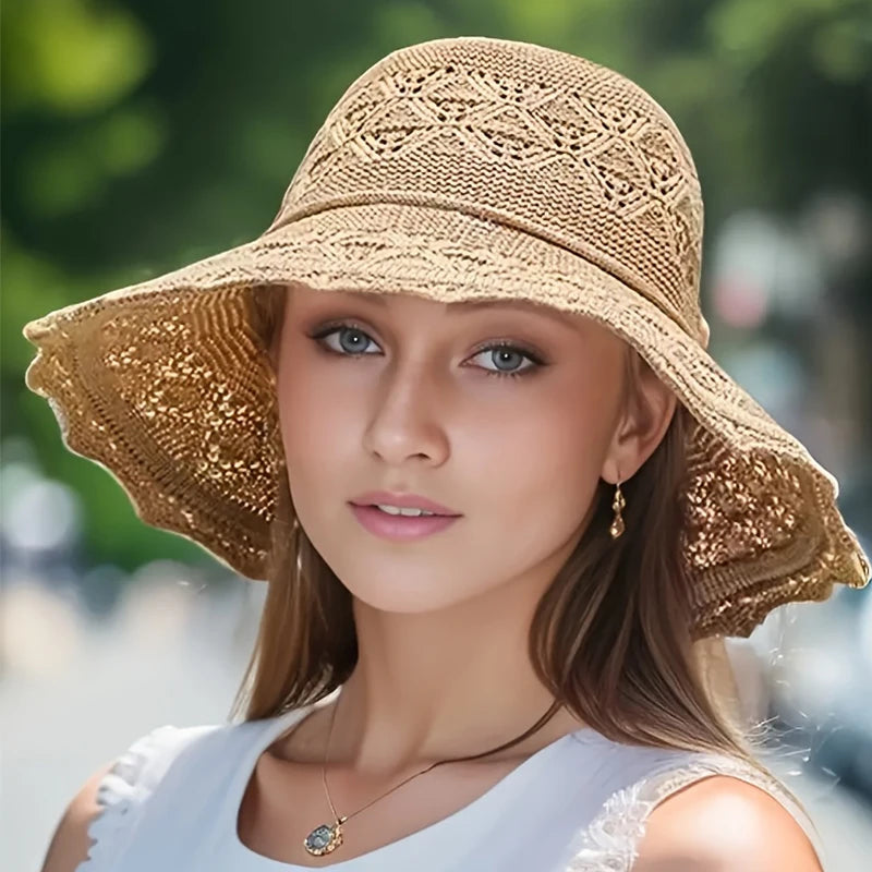 Chapéu de sol em renda SeaLure™ Élise