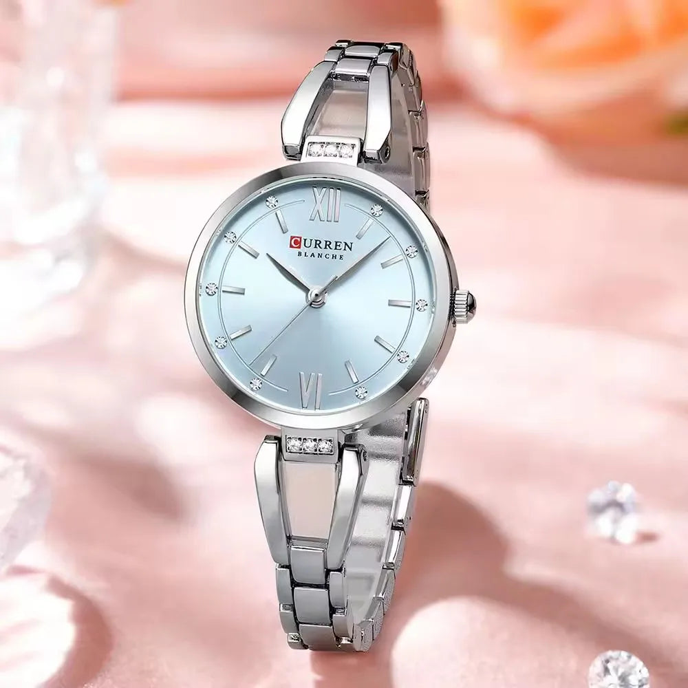 Velya Watches™ Relógio clássico feminino de quartzo