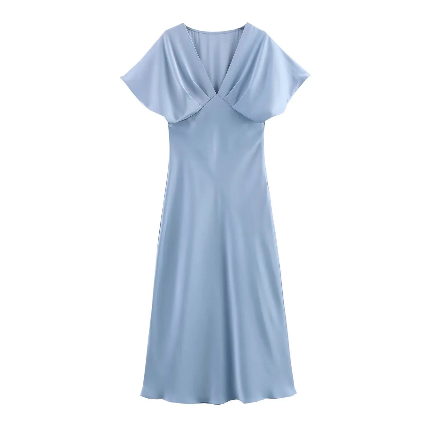 Amoura Dresses™ V-Neck Midi Dress