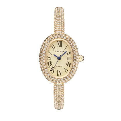 Velya Watches™ Crystal Oval Watch