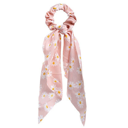 SatinÉclat™ Bow Satin Long Scrunchies