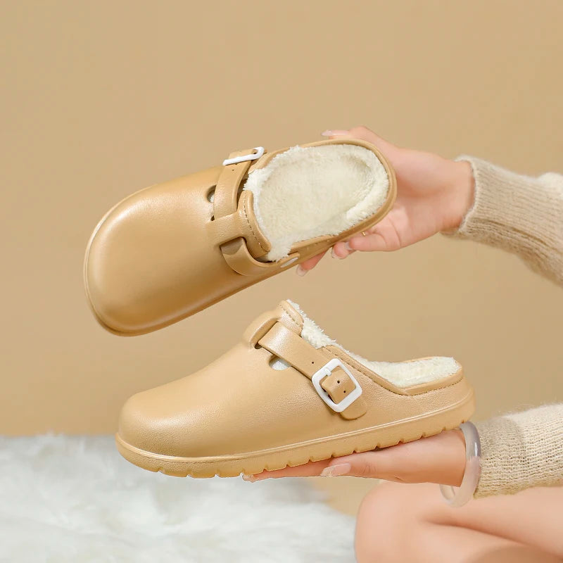 Lunara Winter™ Plüsch-Winterpantoffeln für Damen