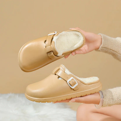 Lunara Winter™ Plüsch-Winterpantoffeln für Damen