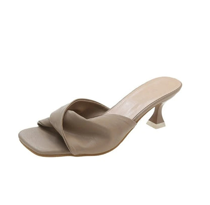 Solenne Shoes™ Talons mi-longs à bout ouvert