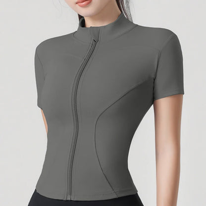 Top de alto rendimiento con cremallera Contour VibeFit™