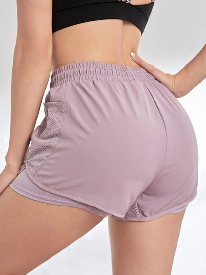 VibeFit™ Women Layered Shorts