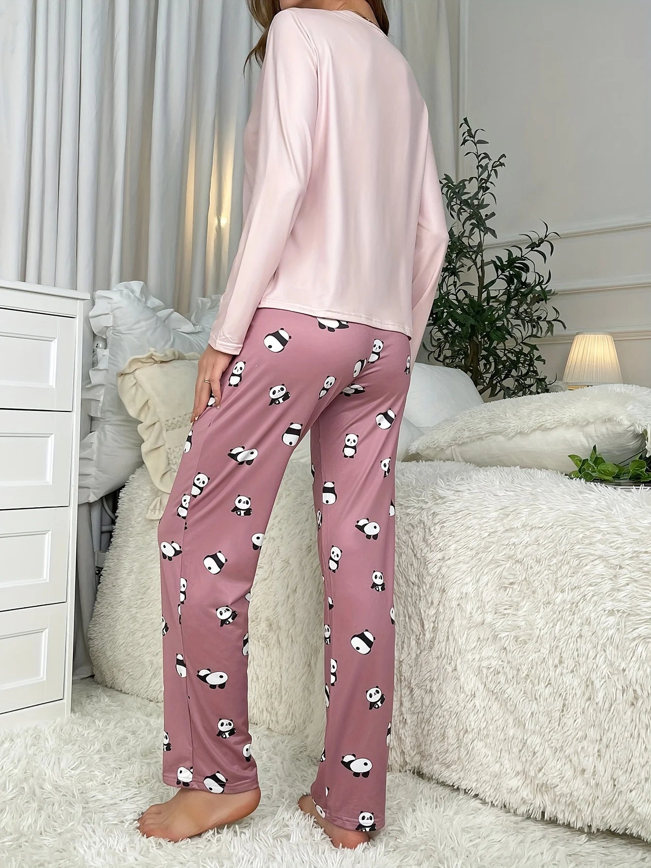 Lunara Winter™ Cute Panda Pajama Set