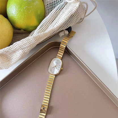 Velya Watches™ Relógio de luxo em aço oval