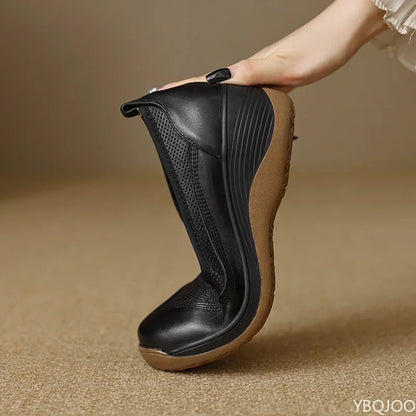 Solenne Shoes™ Round Toe Ladies Loafers
