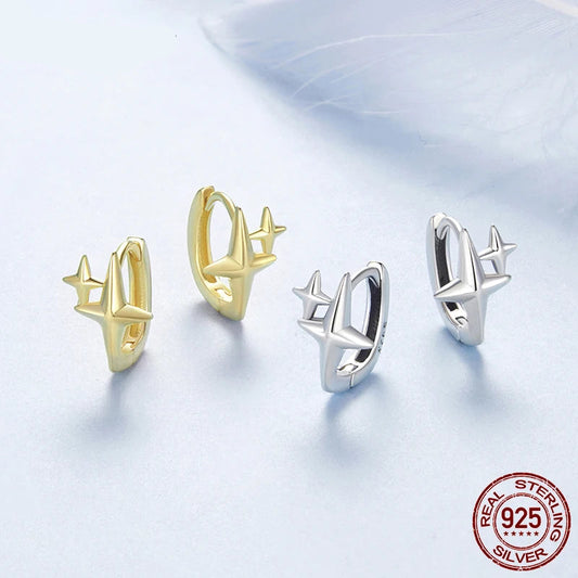 Elara Jewelry™ Starlume Spark Hoop Earrings
